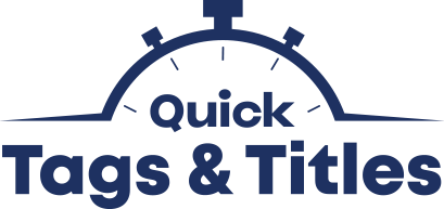 Quick logo blue